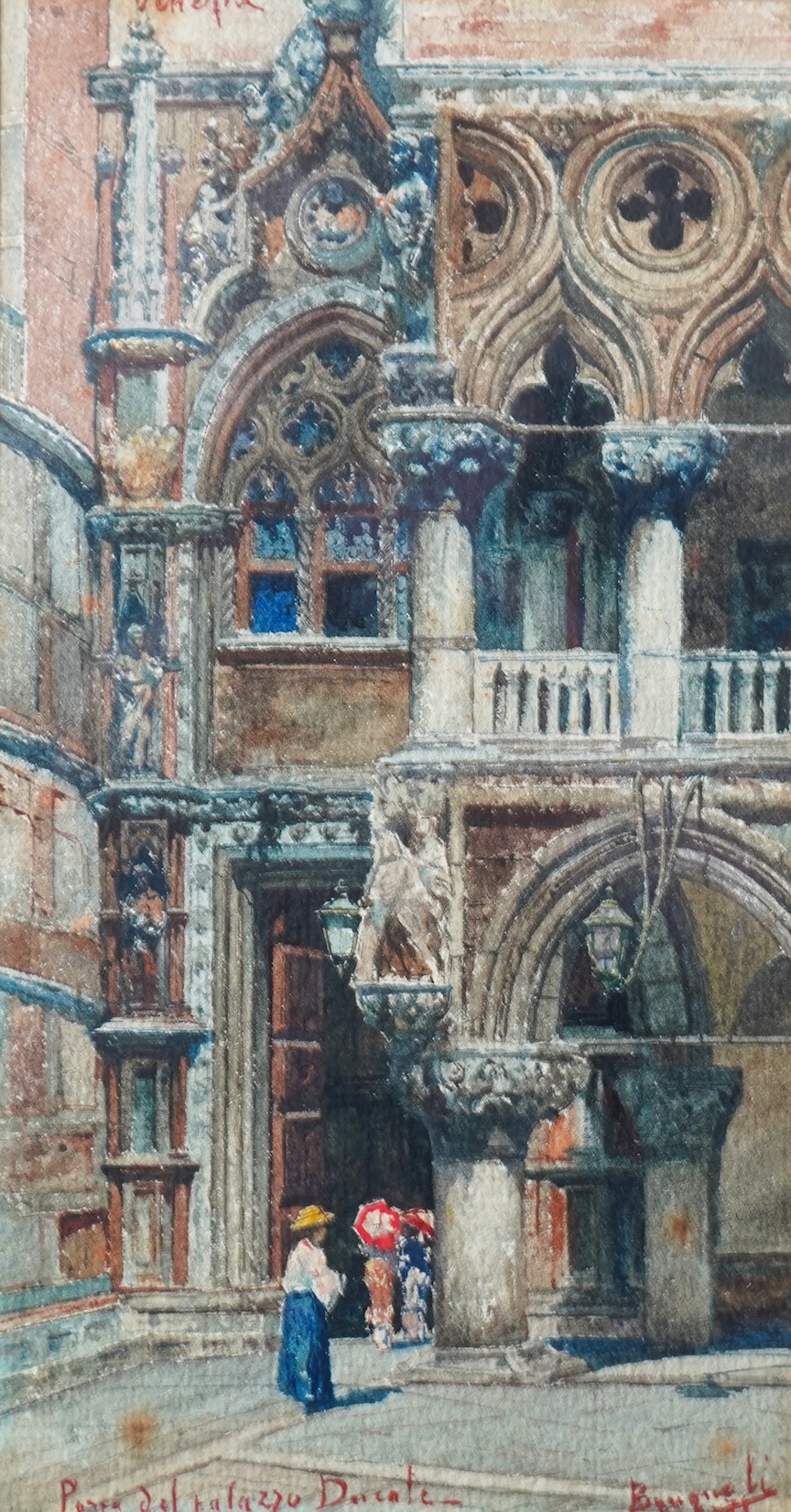 Emanuele Brugnoli, Italian 1859-1944, 'Porta del Palazzo Ducale'